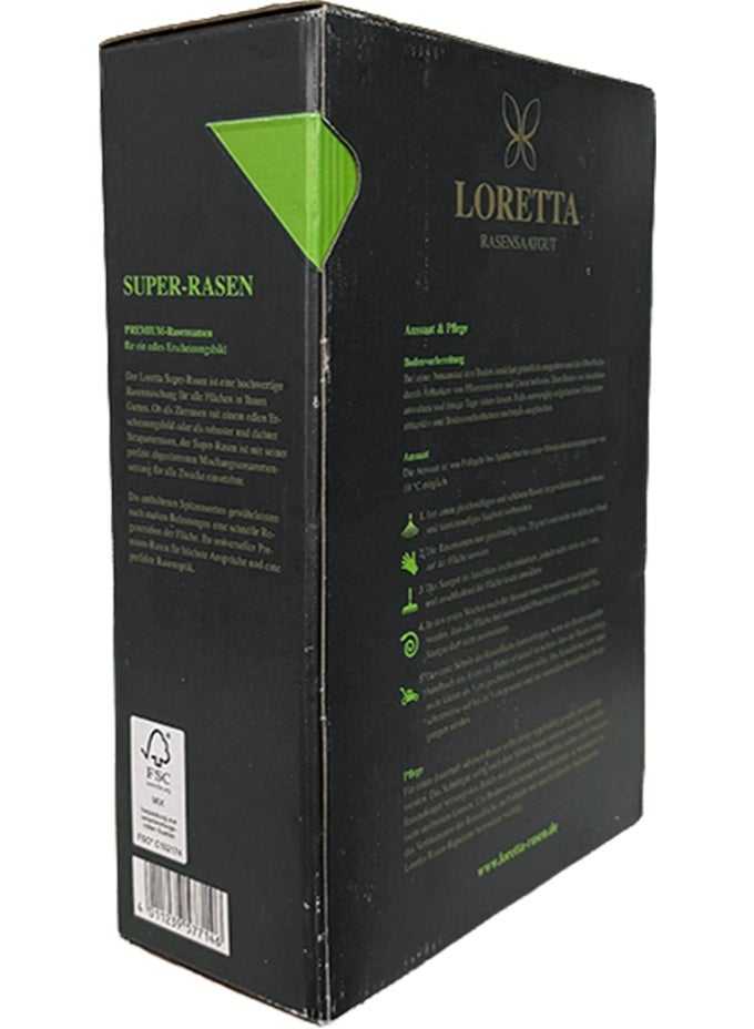 Loretta Super Lawn MSV Grass Seeds 1.1kg | Premium German Lawn Seed Mix for Dense Green Turf | Fast Germination & Heat Resistant - Image 3